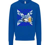 Scotland Blood Sweat & Beers Rugby Scozzese Uomo Sweatshirt Jumper