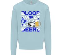Scotland Blood Sweat & Beers Rugby Scozzese Uomo Sweatshirt Jumper