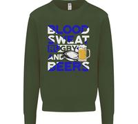 Scotland Blood Sweat & Beers Rugby Scozzese Uomo Sweatshirt Jumper