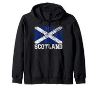 Scotland Flag Scottish Family Pride Country Shirt Vintage Felpa con Cappuccio