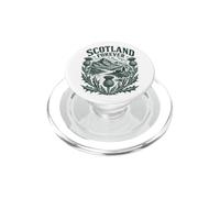 Scotland Forever - Stampa xilografica con cardo verde foresta PopSockets PopGrip per MagSafe