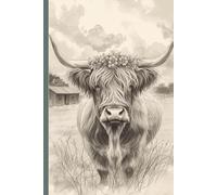 Scotland Highland Cow Travel Journal: A Lined 6x9 Notebook to Write About Your Scottish Adventures; Gift for Cow Lovers