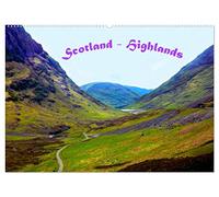 Scotland - Highlands (Wandkalender 2026 DIN A2 quer), CALVENDO Monatskalender: Von Glencoe über Lochalsh nach Glasgow durch die Highlands