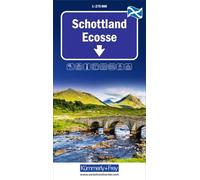 Scotland Road Map: Inkl. Transitpläne, Ortsverzeichnis und Reiseinformationen