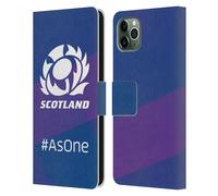 SCOTLAND RUGBY LOGO 2 CUSTODIA COVER A PORTAFOGLIO PER APPLE iPHONE TELEFONI