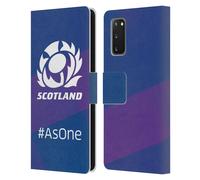 SCOTLAND RUGBY LOGO 2 CUSTODIA COVER PORTAFOGLIO IN PELLE PER SAMSUNG TELEFONI 1