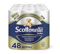 Scottonelle Carta Igienica Soffice e Trapuntata 48 Rotoli