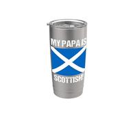 Scots Pride My Papa Is Scottish Scotish Scotland Bicchiere termico in acciaio inox doppia parete