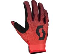 Scott 350 Dirt Evo Guanti Motocross Rosso/Nero (Red/Black,M)