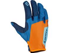 Scott 350 Race Evo Guanti Motocross Blu/Arancione, blu/arancione, Taglia L