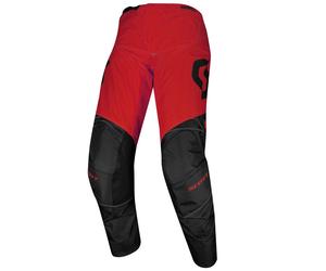 Scott 350 Track Regular Pantaloni Motocross, nero-rosso, taglia 32 per maschi