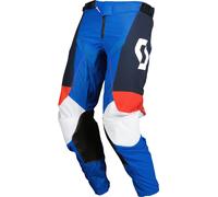 Scott 450 Angled 2023 Pantaloni Motocross, blu/rosso, Taglia 32