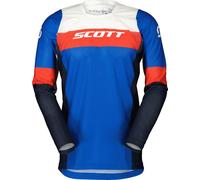 Scott 450 Angled Light 2023 Maglia Motocross, blu/rosso, Taglia S