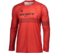 Scott 450 Angled Light Maglia Motocross, rosso/nero, Taglia L