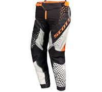 Scott 450 Angled Pantaloni motocross, nero-arancione, taglia 28 per maschi