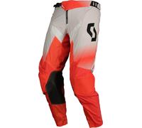 Scott 450 Podium 2023 Pantaloni Motocross, grigio/rosso, Taglia 36