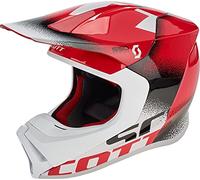 Scott 550 Noise Motocross Helmet Casco motocross (Red/Black,S (55/56))