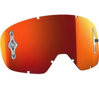 Scott Buzz MX, replacement lens Works mirrored kids male Arancione A Specchio