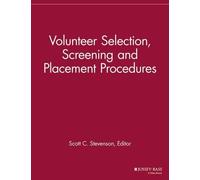 Scott C. Steven Volunteer Selection, Screening and Placement Procedu (Tascabile)