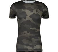 Scott Carbon Camo, camicia funzionale a maniche corte S male Nero/Grigio Scuro