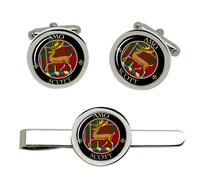 Scott Clan Scozzese Gemelli E Fermacravatta Set