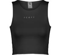 Scott - Crop top traspirante da trail running - Endurance Crop Top W Black per Donne in Pelle - Taglia S - Nero