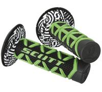 Scott Diamond Plus Donut Grip Motocross, Verde/Nero, Taglia unica