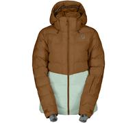 Scott Ultimate Warm, piumino in fibra da donna, marrone/verde chiaro 38(M)