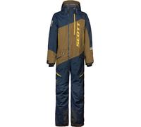 Scott DS Shell Dryo 2023 Tuta da motoslitta monopezzo, blu-marrone, taglia M per maschi