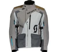 Scott Dualraid Dryo, giacca tessile impermeabile donna 42 female Grigio Chiaro/Grigio/Marrone