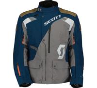 Scott Dualraid Dryo Giacca tessile motociclistica, grigio-blu, taglia XL per maschi