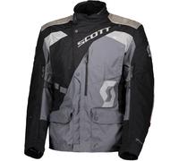 Scott Dualraid Dryo Giacca tessile motociclistica, nero-grigio, taglia 4XL per maschi