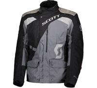 Scott Dualraid Dryo Giacca tessile motociclistica, nero/grigio, Taglia Short 4XL
