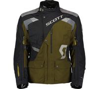 Scott Dualraid Dryo Giacca tessile motociclistica, Verde oliva/nero, Taglia XS