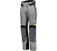 Scott Dualraid Dryo Pantaloni Tessili Moto Da Donna, grigio/giallo, Taglia 44