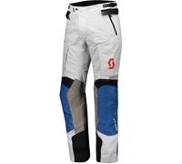 Scott Dualraid Dryo Pantaloni Tessili Motociclistici, blu/grigio, Taglia 4XL