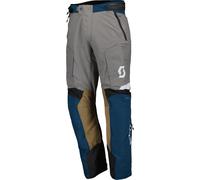 Scott Dualraid Dryo, pantaloni tessili impermeabili M male Blu Scuro/Grigio/Marrone