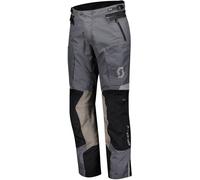 Scott Dualraid Dryo Pantaloni Tessili Motociclistici, nero/grigio, Taglia S