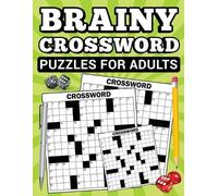 Scott E Bowser Brainy Crossword Puzzles for Adults (Tascabile)
