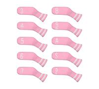 Scott Edward 10 Pezzi Golf Club Copritesta per Ferri Tenerezza Fondamentalmente Calzini Forma Golf Club Potezione Testa Maglia Bifacciale per Tutte le Marche Callaway, Ping, Taylormade, Cobra ecc