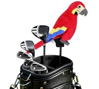 Scott Edward - Copri-golf con testa di animale, adatto per conducenti, legno da fairway, per cani adorabili e funzionali (autista, pappagallo)
