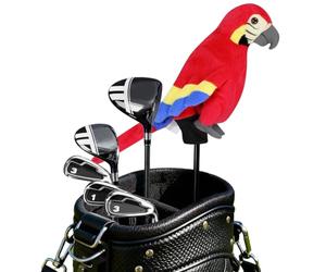 Scott Edward - Copri-golf con testa di animale, adatto per conducenti, legno da fairway, per cani adorabili e funzionali (autista, pappagallo)