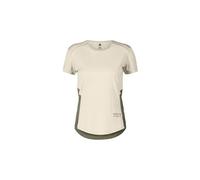 Scott endurance tech donna maglia a maniche corte bianco khaki