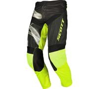 Scott Evo Dirt Caviar Black Pantaloni da motocross, nero/giallo, Taglia 34