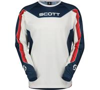 Scott Evo Dirt Maglia Motocross, Rosso/Bianco, Taglia S