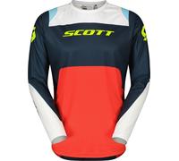 Scott Evo Race Sail Blue Maglia da motocross, rosso-blu, taglia L per maschi