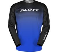 Maglia da motocross SCOTT EVO Swap nera-blu 2XL