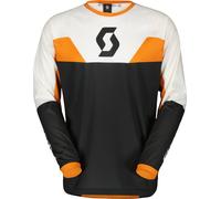 Scott Evo Track Maglia Motocross, nero/bianco/arancione, Taglia S