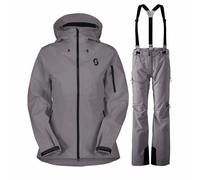 Scott Explorair 3L, set giacca + pantaloni shell, donna, grigio