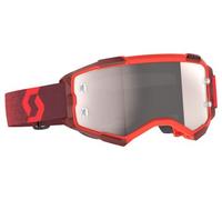 Scott fury goggle red silver screen